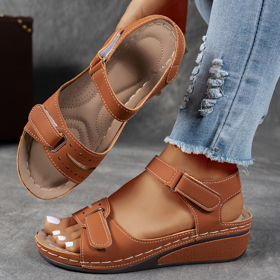 Giorgia | Platform Wedge Sandals with Open Toe for Women