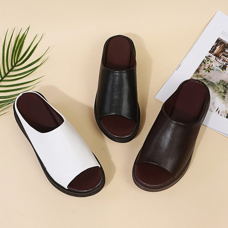 Elisa - Refined Slip-On Support Sandals