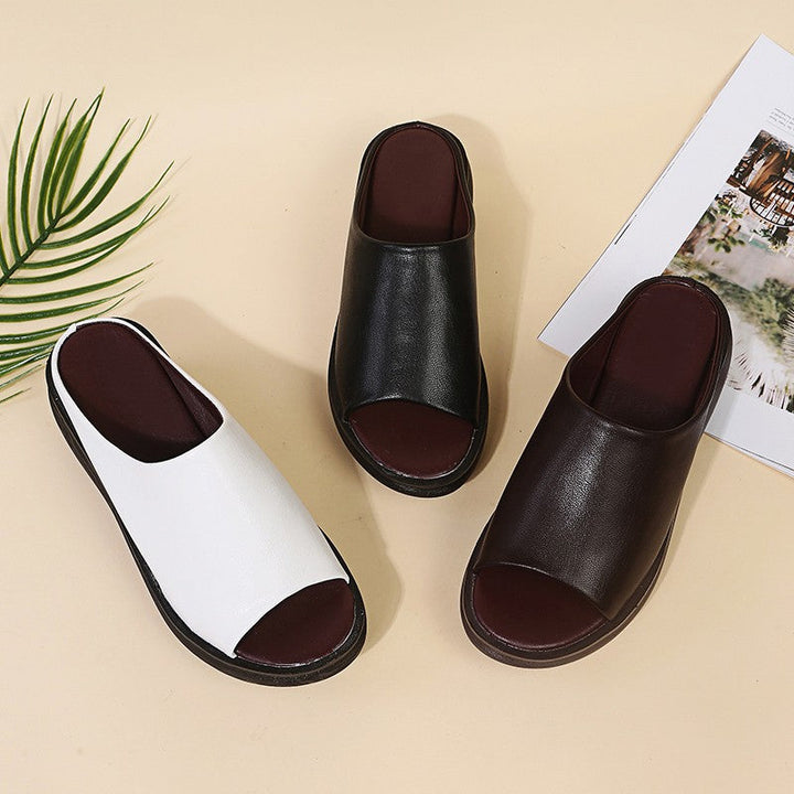 Elisa - Refined Slip-On Support Sandals