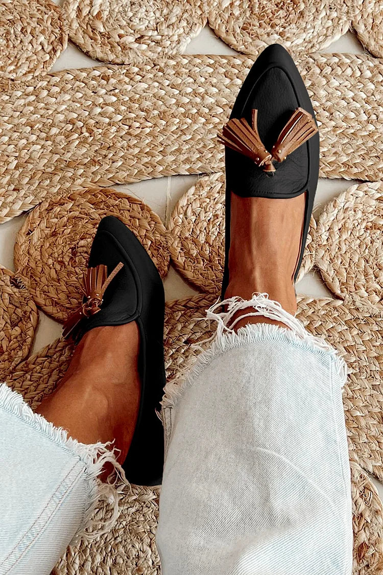 Catalina | Women's Pointed-Toe Tassel Loafers