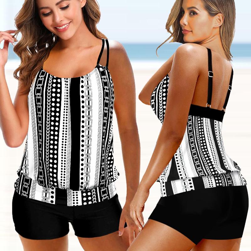 RUBY | PRINTED BATHING SUIT TWO-PIECE SWIMSUITS