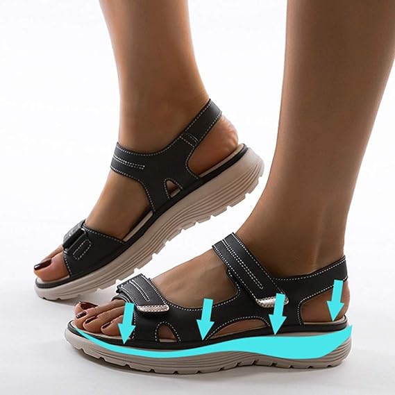 Lisa - Relaxed Fit Support Sandals