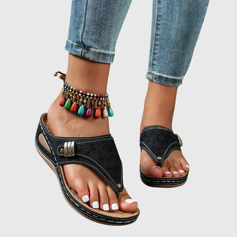 Darya | Open Toe Platform Sandals for Women