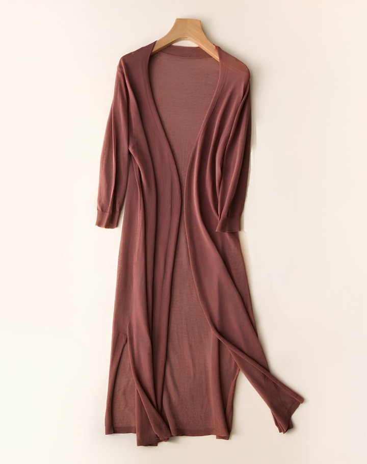 Women's Open Front Duster Cardigan – Long Soft Knit Cardigan
