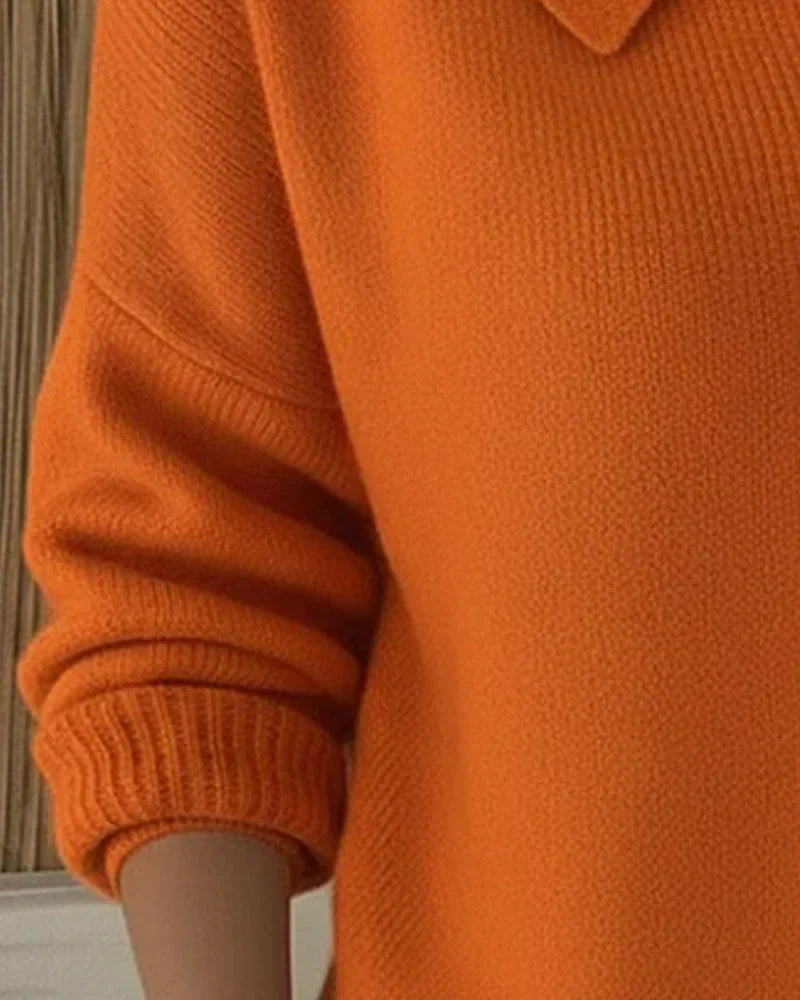 Women's Button Down Cardigan Collared Long Sleeve Knit Casual Sweater