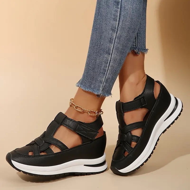 Saskia | Open Toe Platform Sandals for Women