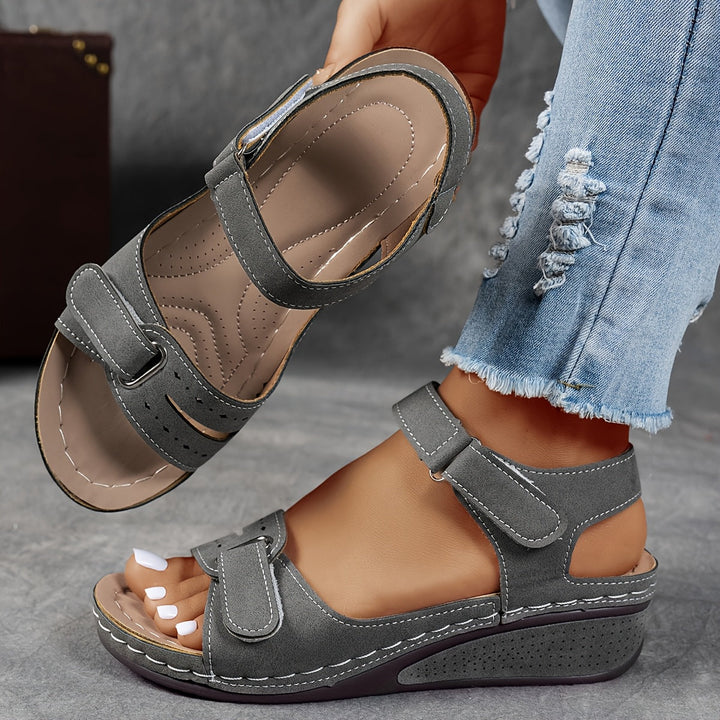 Giorgia | Platform Wedge Sandals with Open Toe for Women