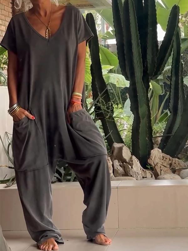 Sofia V-neck Jumpsuit
