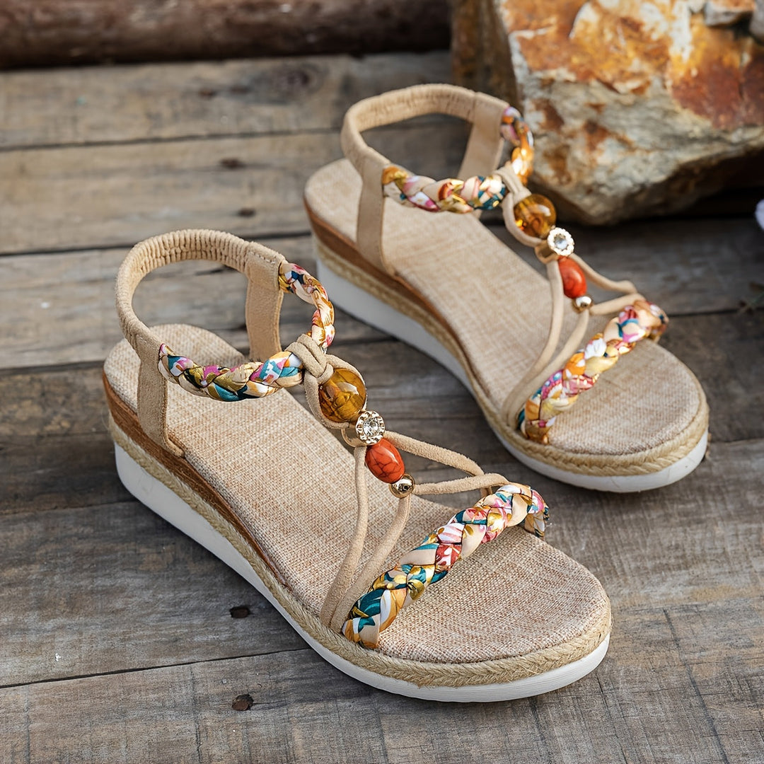 Faith - Braided Strap Comfort Sandals