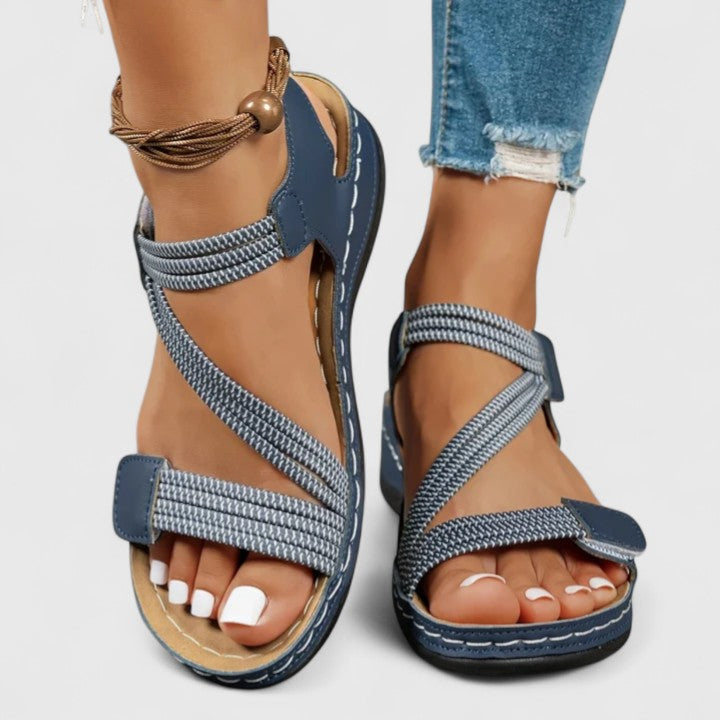 Alissa | Open Toe Ankle Strap Sandals for Women