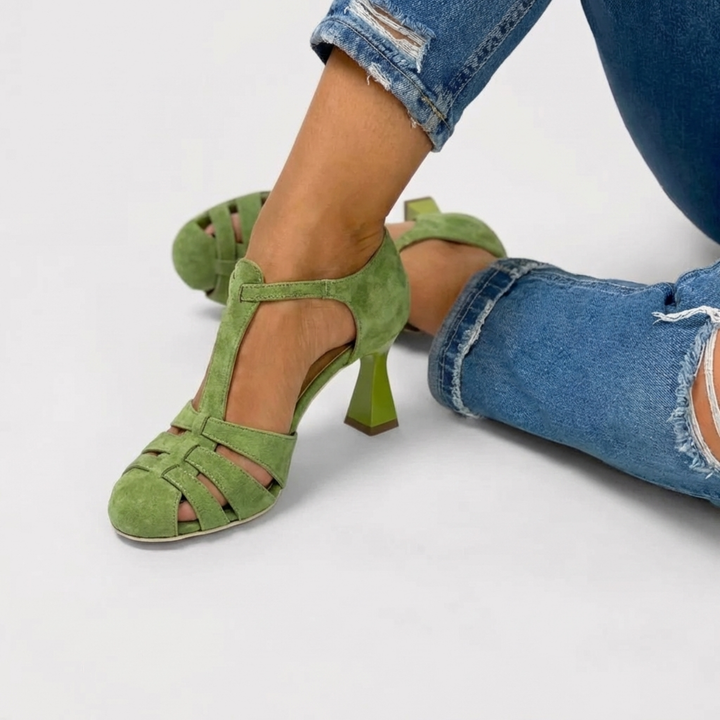 Isabel | Strappy Block Heel Sandals for Women