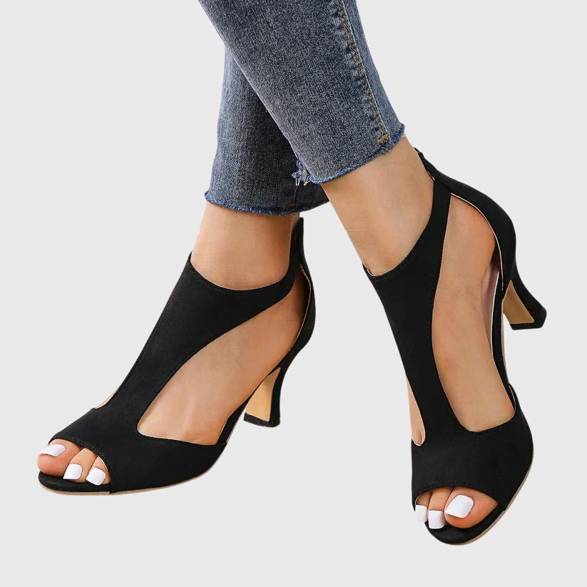 Saphira | Block Heel Sandals with Open Toe for Women