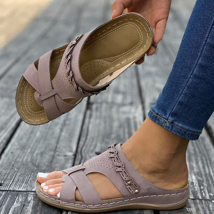 Nancy | Orthopedic Comfort Slide Sandals