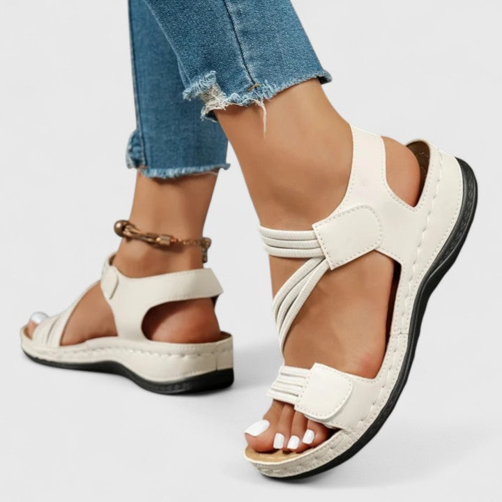 Alissa | Open Toe Ankle Strap Sandals for Women