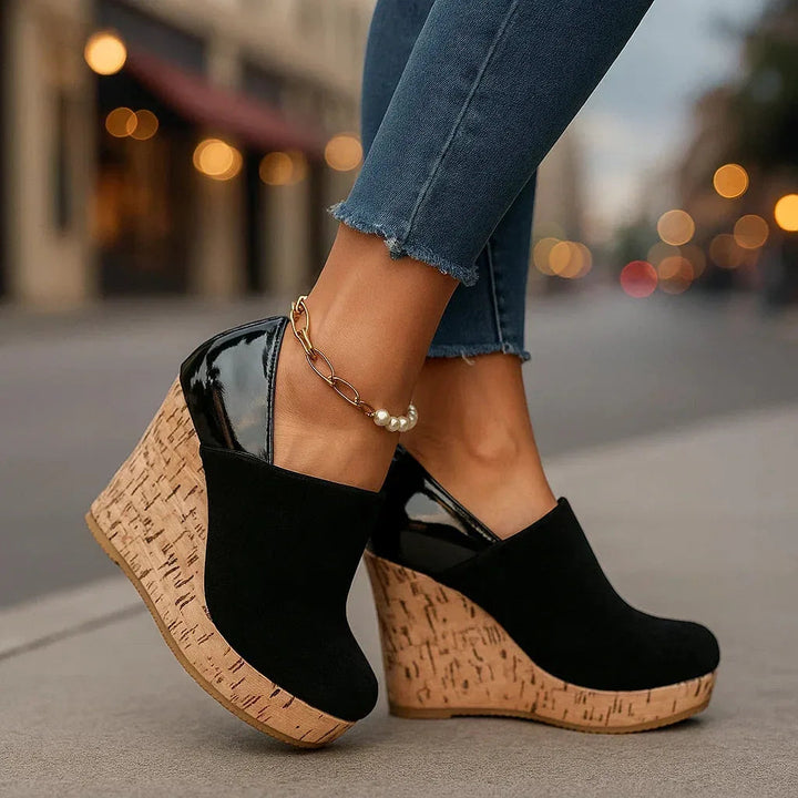Women's Wedge Ankle Booties | Platform Design | Casual Footwear