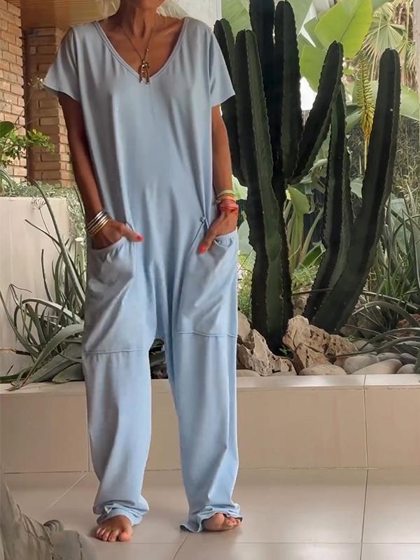 Sofia V-neck Jumpsuit
