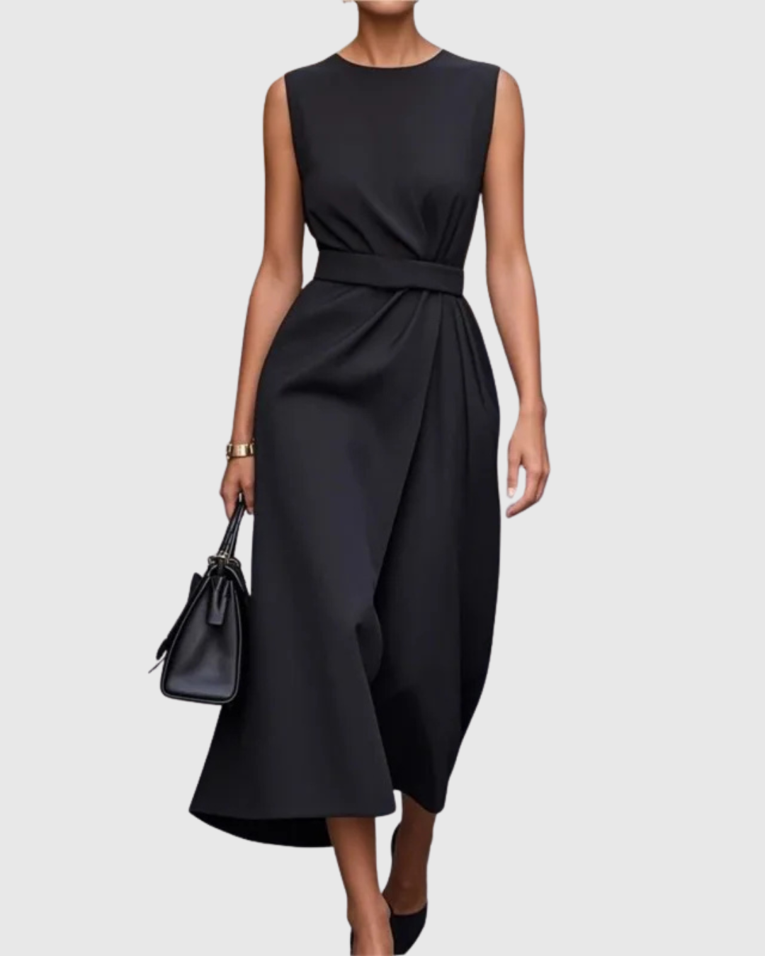 Aubrielle™ | Elegant Round Neck Dress