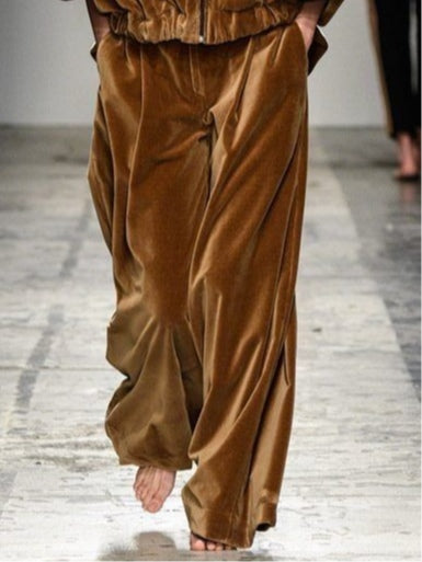 Sienna Velvet Hoodie and Trousers Set