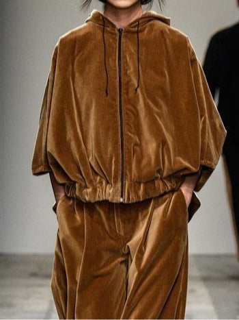 Sienna Velvet Hoodie and Trousers Set