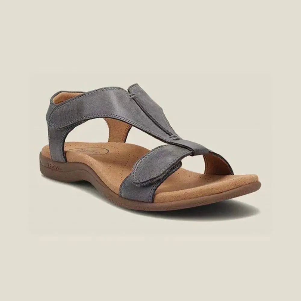 Josie | Open Toe Velcro Strap Sandals for Women