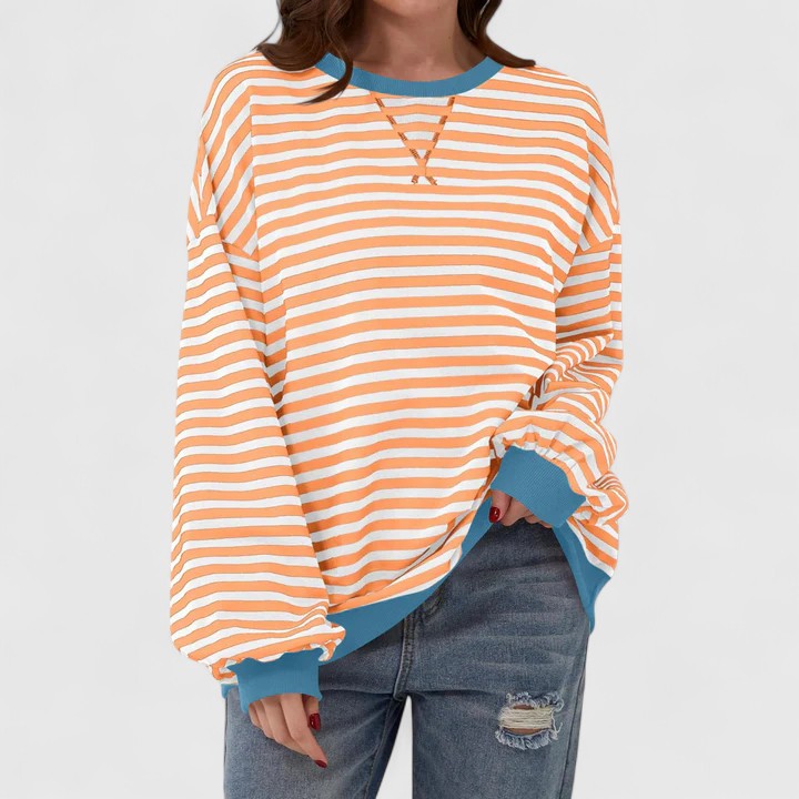 Kayli | Women's Oversized Striped Sweater