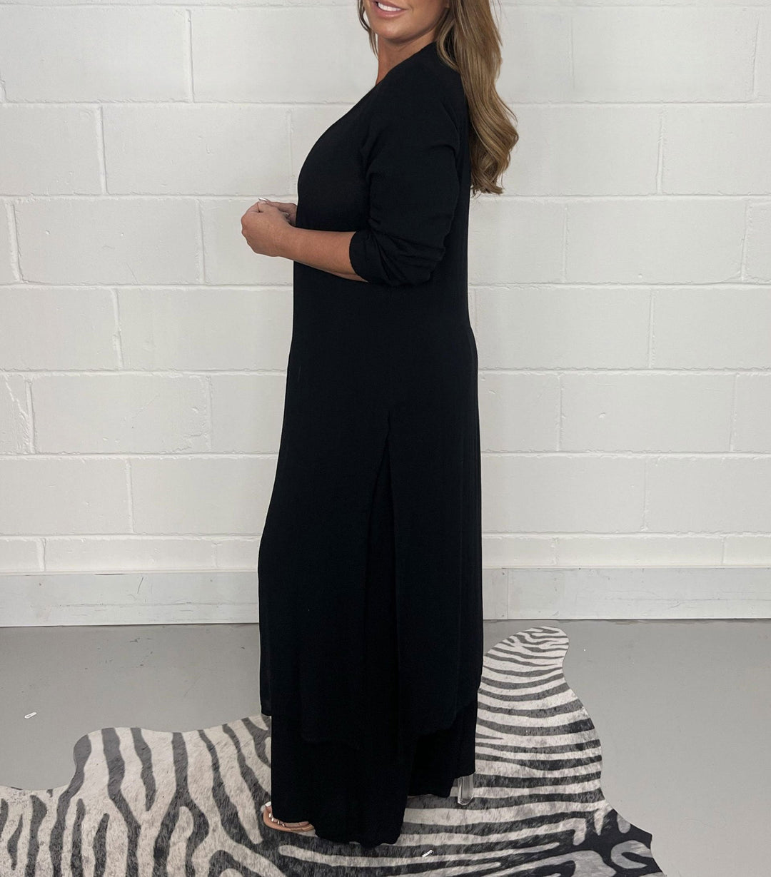 Sofia Casual Long Top and Matching Pants Set