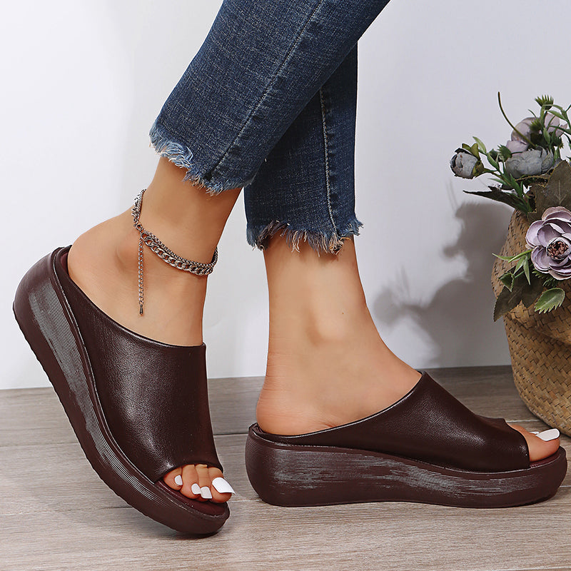 Elisa - Refined Slip-On Support Sandals