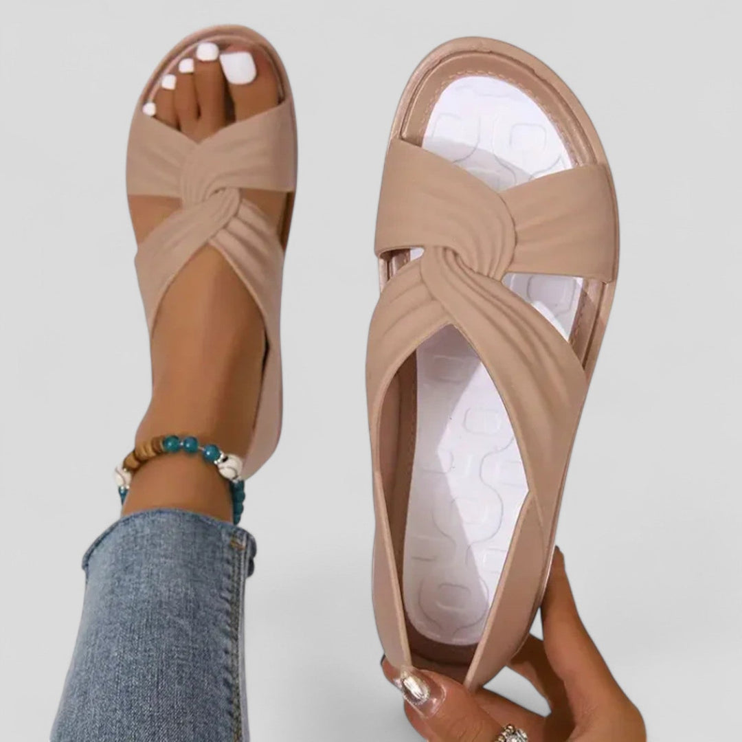 Lesley - Elegant Comfort Cross Sandals
