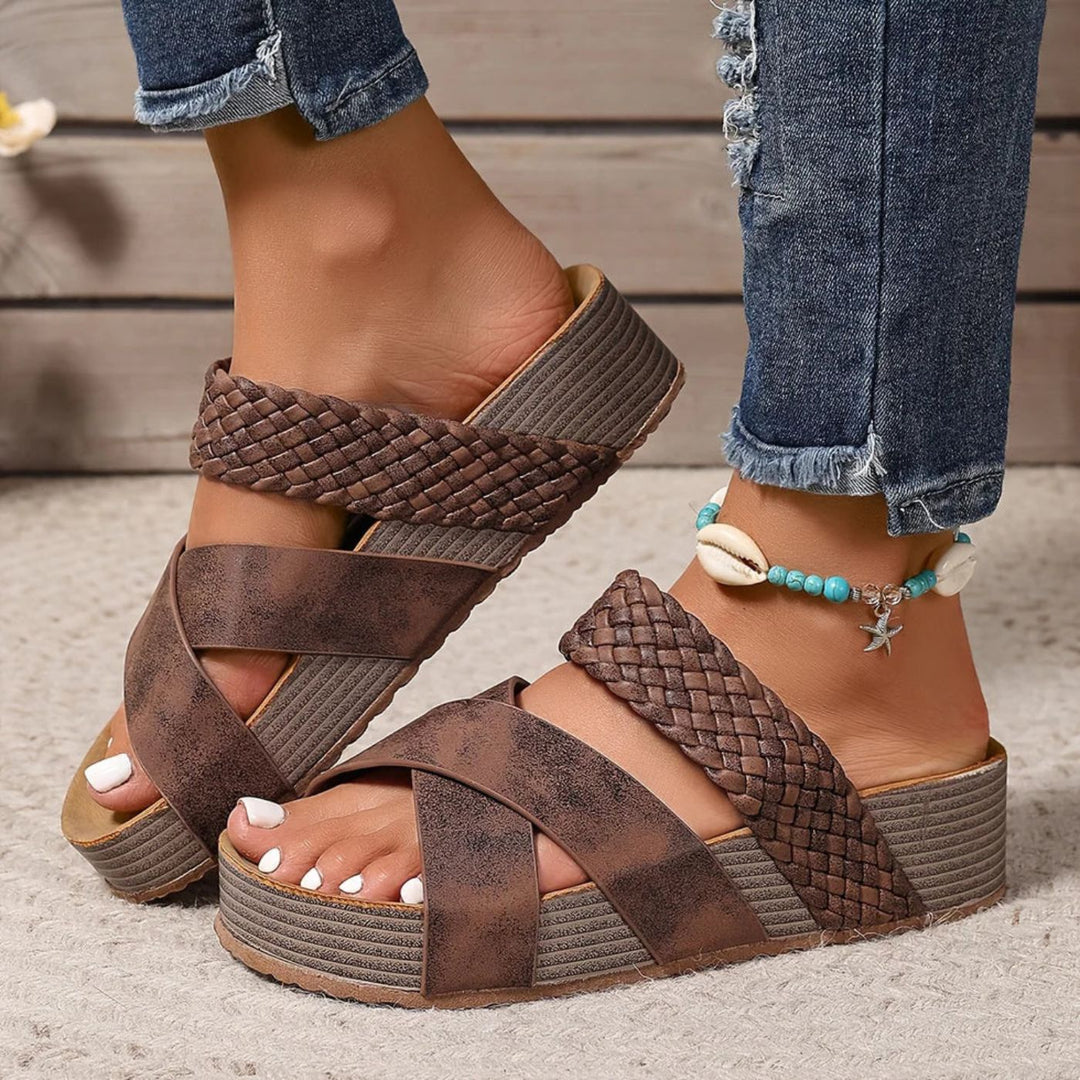 Abigail | Orthopedic Leather Comfort Sandals