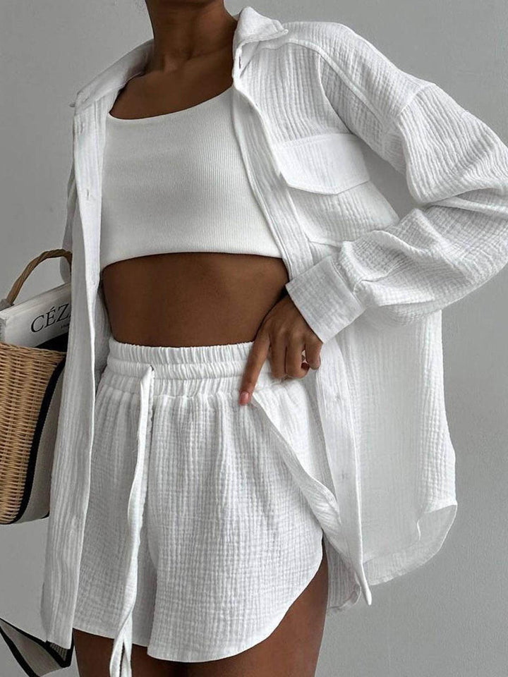 Sofia Minimalist Shorts Set