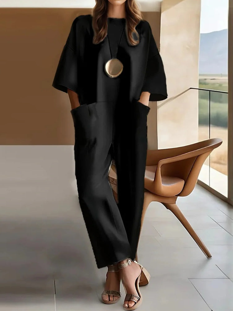 Lila Cotton Stretchy Jumpsuit