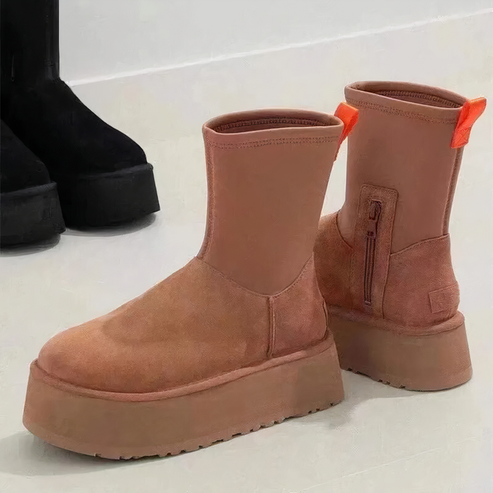 Women's Pull-On Ankle Platform Boots