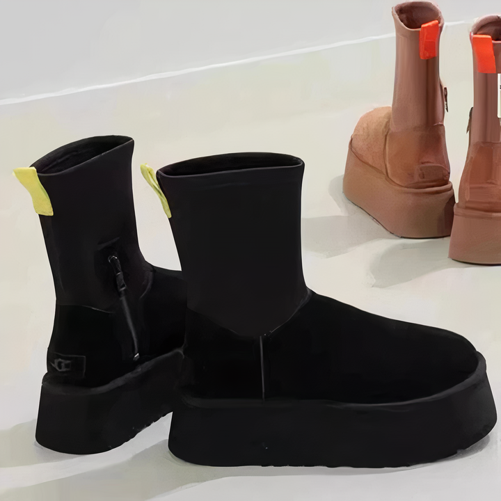Women's Pull-On Ankle Platform Boots