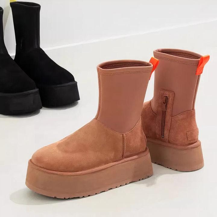 Women's Pull-On Ankle Platform Boots
