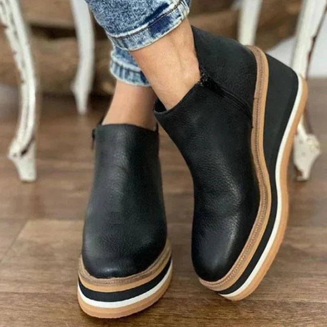 Charmaine | Platform Chelsea Boots with Slip-On for Women