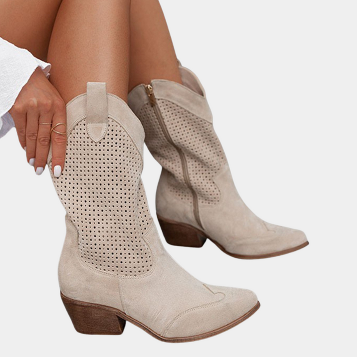 Women's Cowboy Boots Orthopedic Style | Casual Footwear