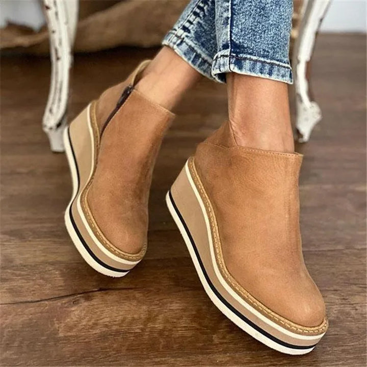 Charmaine | Platform Chelsea Boots with Slip-On for Women