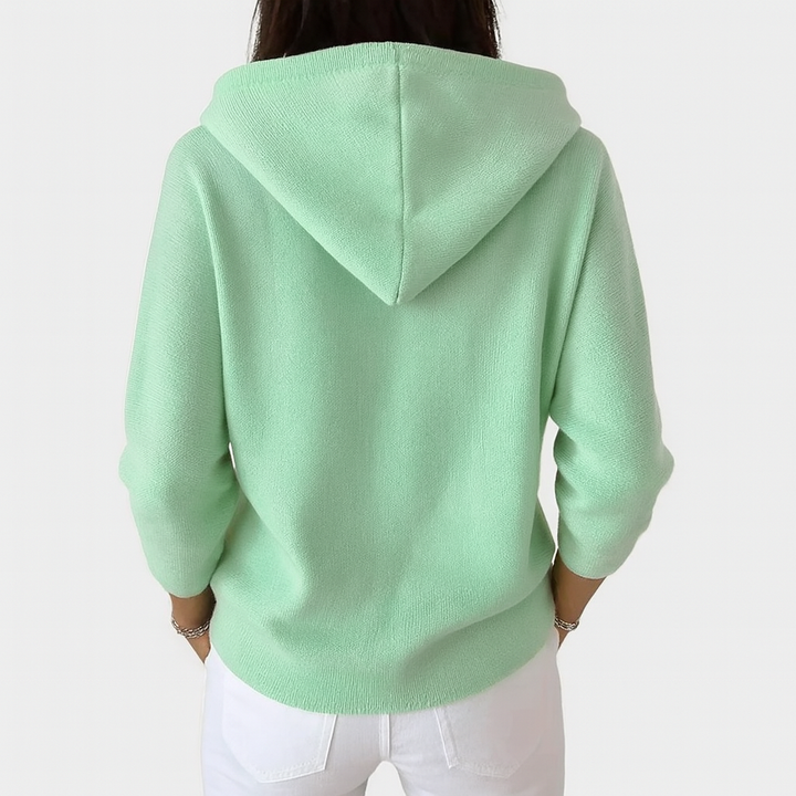 Pippa | Button-Up Hooded Cardigan for Women