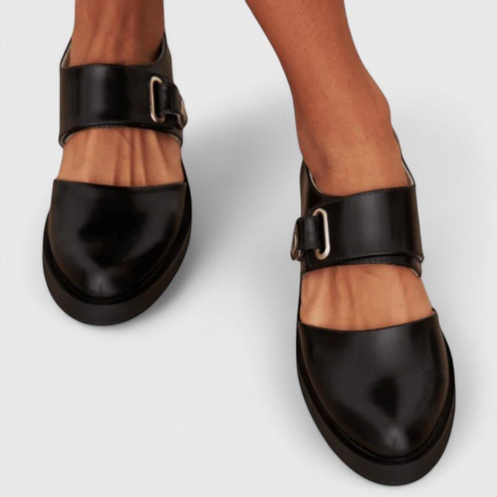 Eleanora | Classic Chunky Sole Leather Mary Jane Shoes
