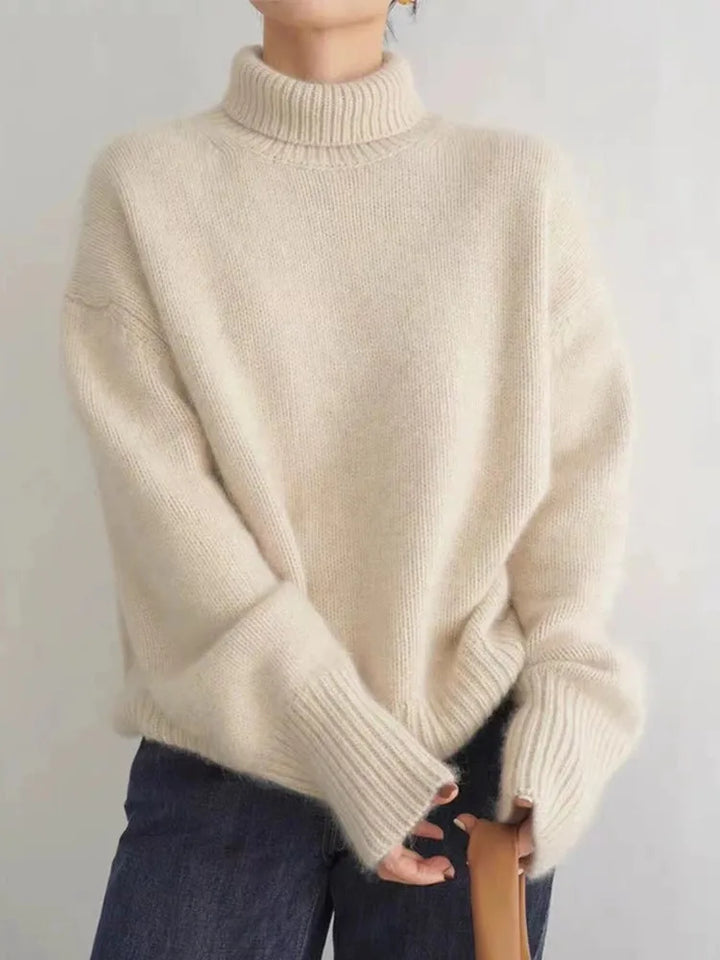 Dora | Roll Neck Cashmere Sweater for Women
