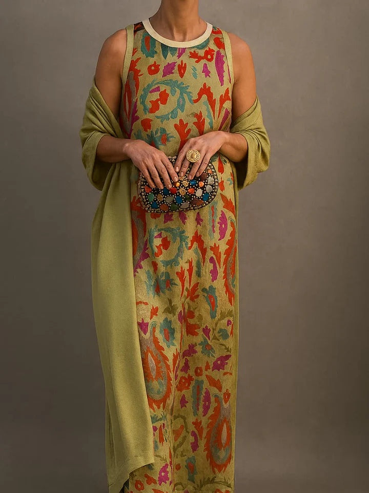 Celeste Cape Dress