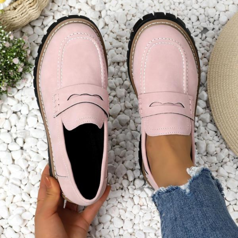 Dafne | Stylish Chunky Platform Lug Sole Loafers