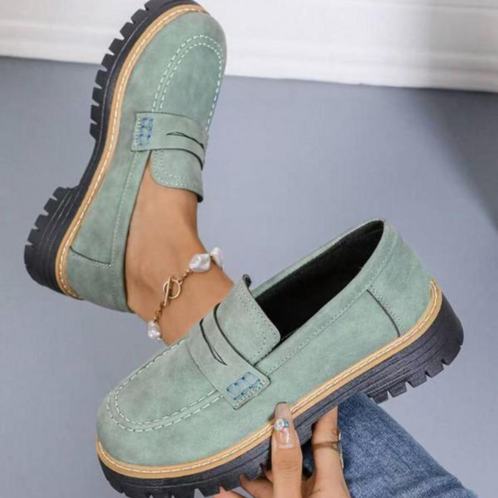 Dafne | Stylish Chunky Platform Lug Sole Loafers