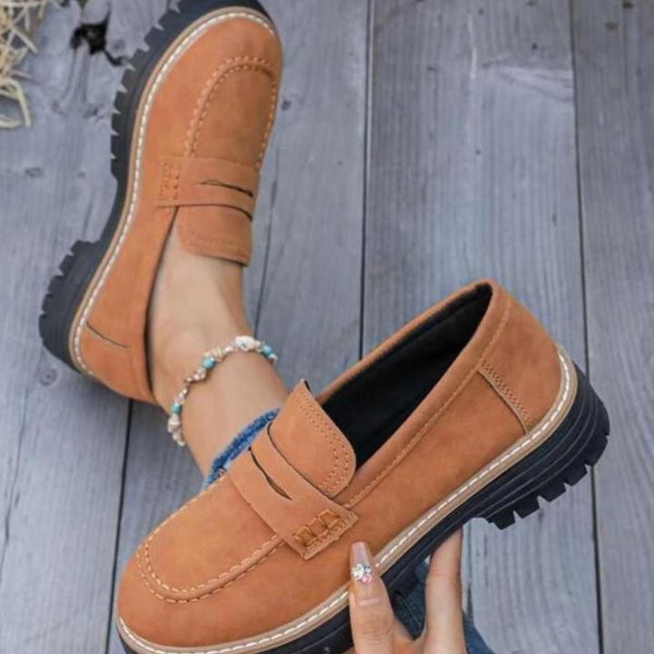 Dafne | Stylish Chunky Platform Lug Sole Loafers