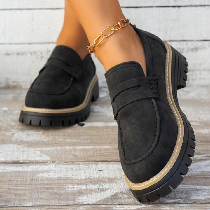 Dafne | Stylish Chunky Platform Lug Sole Loafers