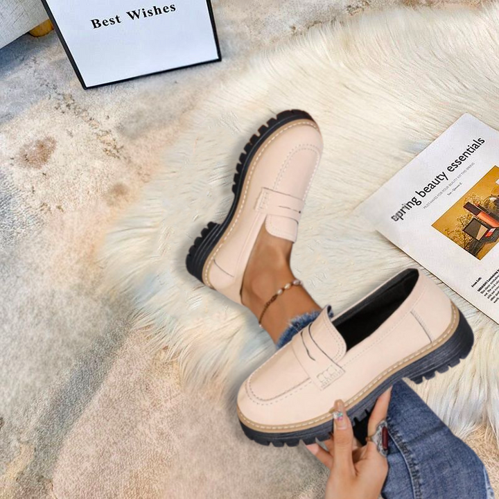 Dafne | Stylish Chunky Platform Lug Sole Loafers