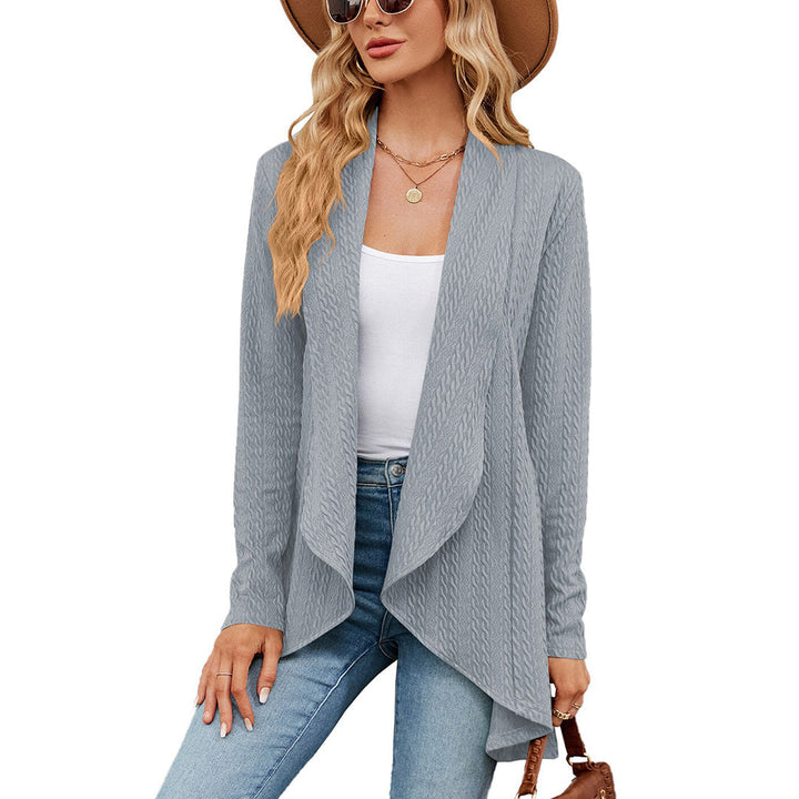 Chloe | Women's Cable Knit Waterfall Cardigan