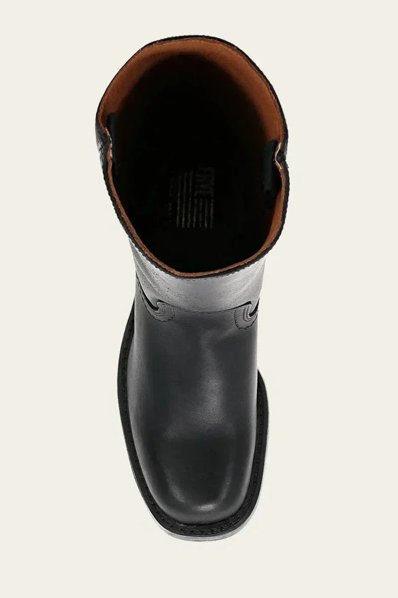 Women's Mid-Calf Block Heel Boots | Closed Toe Design | Casual Footwear
