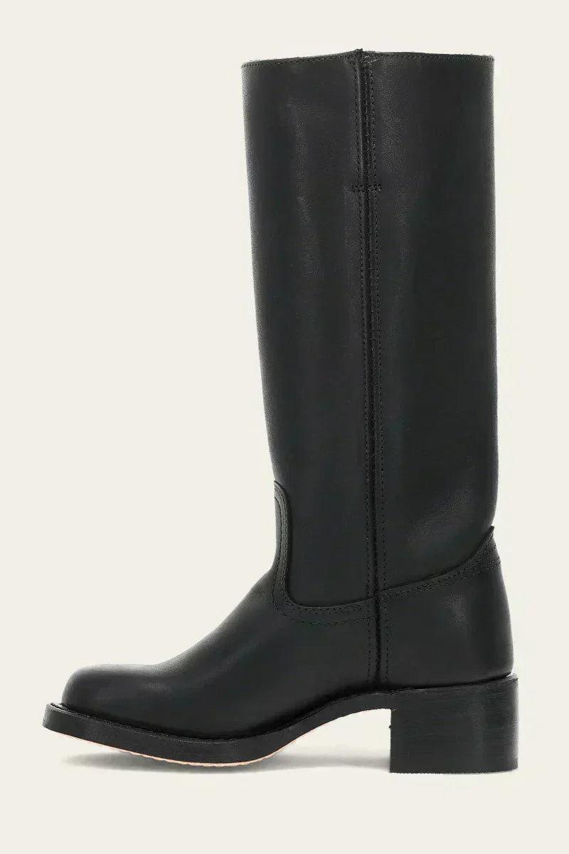 Women's Mid-Calf Block Heel Boots | Closed Toe Design | Casual Footwear