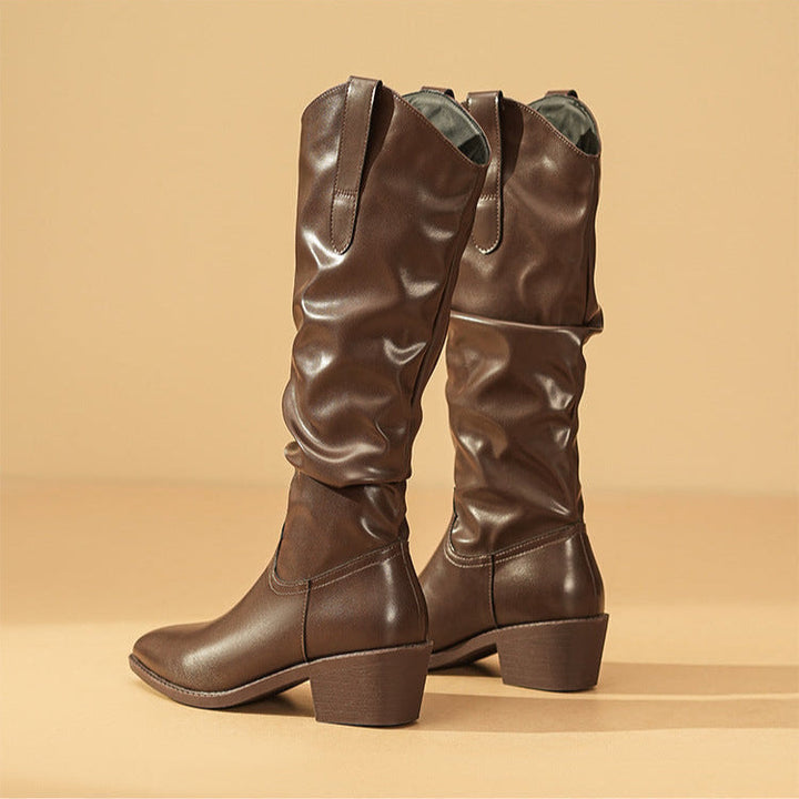 Women's Slouchy Knee-High Boots | Casual Footwear